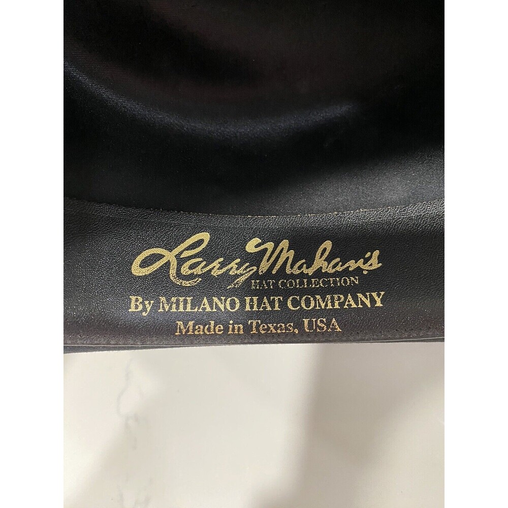 Larry Mahan’s Hat Collection El Vaquerito XXX Black Cowboy Hat Size 6 3/4 - Picture 7 of 8